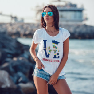 Minnesota, USA, Kärlek T Shirt