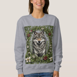 Minnesota-Vargen omgiven av Dam Slipper Flower T Shirt