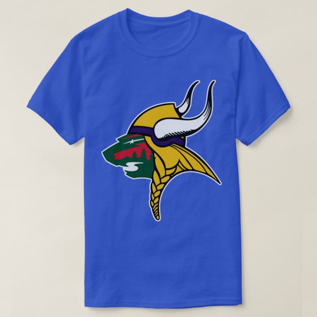Minnesota Vild Vikings T Shirt (Design framsida)
