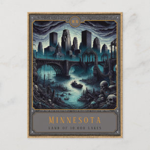 Minnesota   vykort för gotisk konst