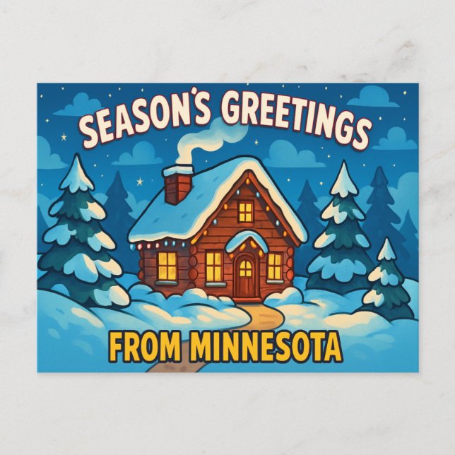 MinNESOTA-vykort Vykort (Framsida)