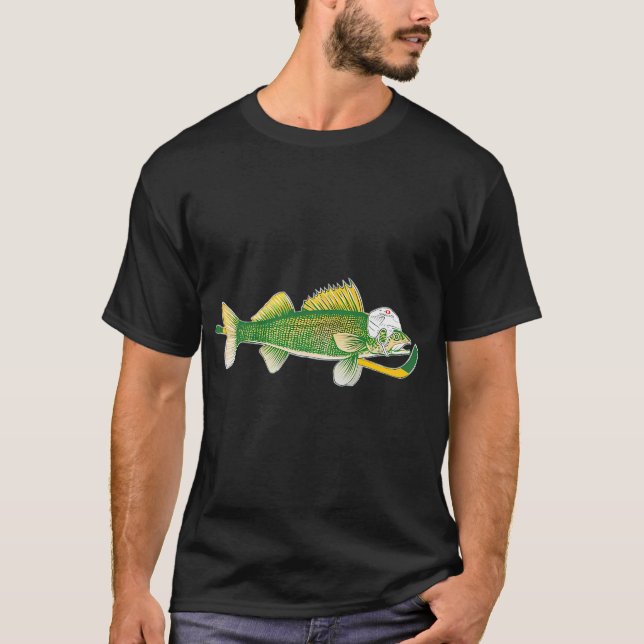 Minnesota Walleye Winger T Shirt (Framsida)