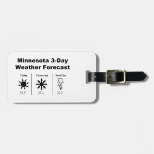 Minnesota Weather-prognos Bagagebricka