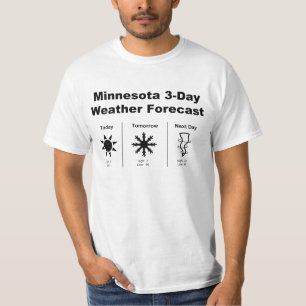 Minnesota Weather-prognos T-shirt