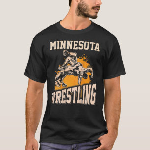 Minnesota Wrestling Pappa Mamma Gift for Wrestler T Shirt