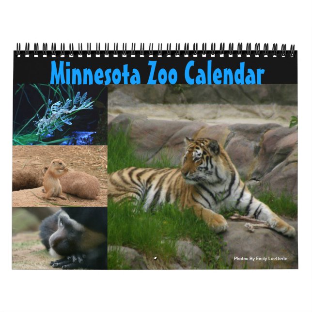 Minnesota Zoo Calendar Kalender (Omslag)