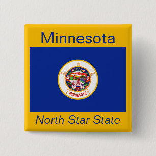 Minnesotan Flagga-knapp Knapp