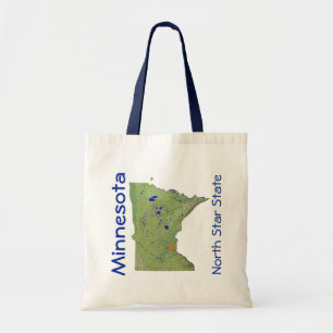 Minnesotan Karta Bag Tygkasse