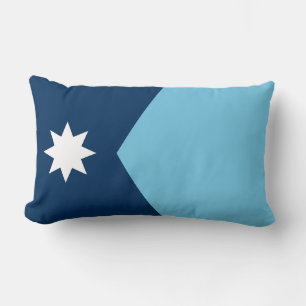 Minnesotas nya flagga (omdesign 2023) lumbarkudde