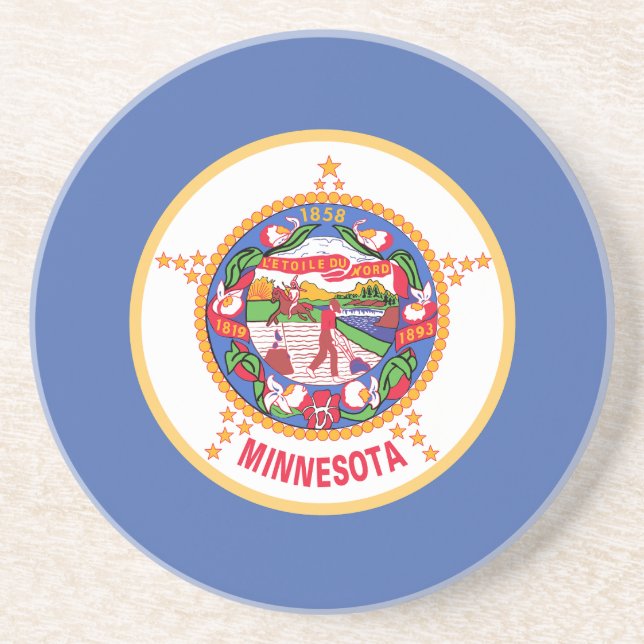 Minnesotas statsflagga underlägg (Framsidan)