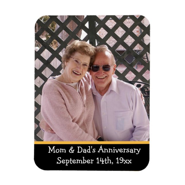 Minnespåminnelse om årsdag - Photo Magnet (Vertikal)