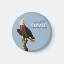 Minnespåminnelse om Ozzie Circle Magnet