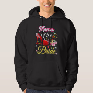 Minnesplats i Lycklig Bröllop FLOD Rosa Shoe M Hoodie