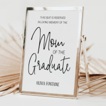 Minnesplats Reserverad för Examens Mamman