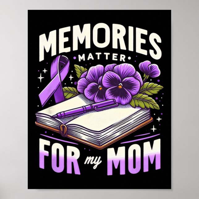 Minnesproblem för medvetenheten om min Mamma-sjukd Poster (Framsidan)