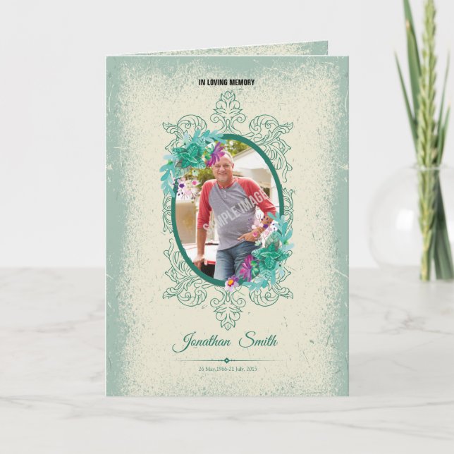 Minnesprogrambroschyr Program (Framsida)