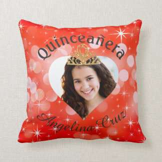 Minnessak för utklipp för Bling Quinceanera Kudde