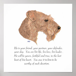 Minnessak, Hanhund Poster