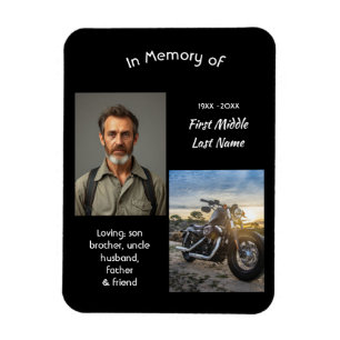 Minnessaker Motorcykel Chopper Magnet