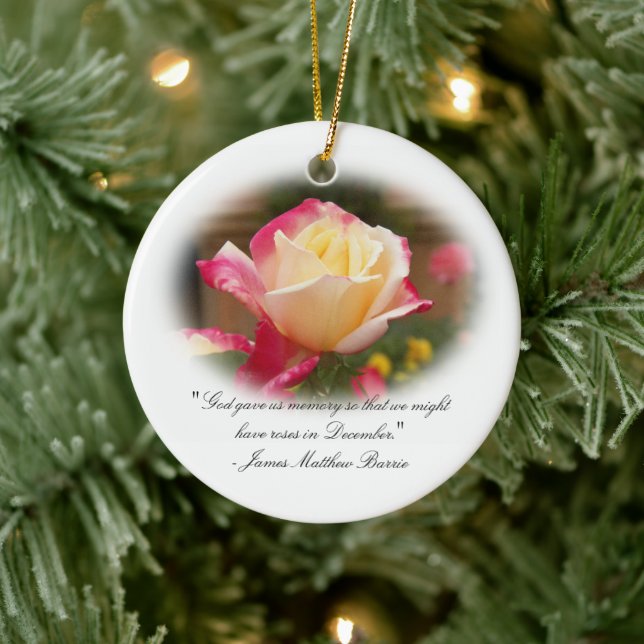 Minnessakprydnad - ro i December Julgransprydnad Keramik (Träd)
