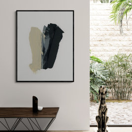 Minnessida för 2 minimalistiska Abstrakter Poster