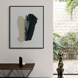 Minnessida för 2 minimalistiska Abstrakter Poster