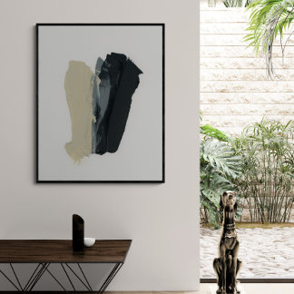 Minnessida för 2 minimalistiska Abstrakter Poster