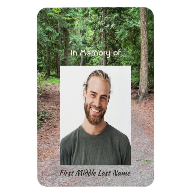 Minnesskogsvandringsled Natur Promenad Magnet (Vertikal)