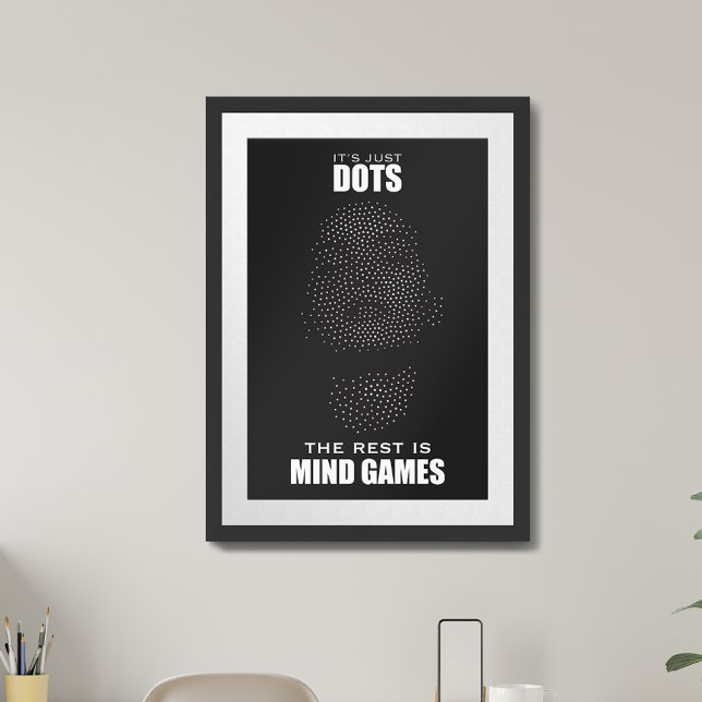 Minnesspel. Ansikte med inspirerande citat Poster (Skapare uppladdad)
