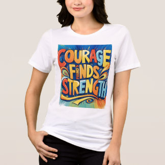 Minnesstyrka för kurva hittar inspirationsinstrukt t shirt
