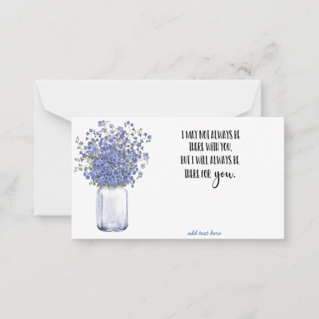 Minnessympati Memorial Angel florist card Anteckningskort (Framsida)