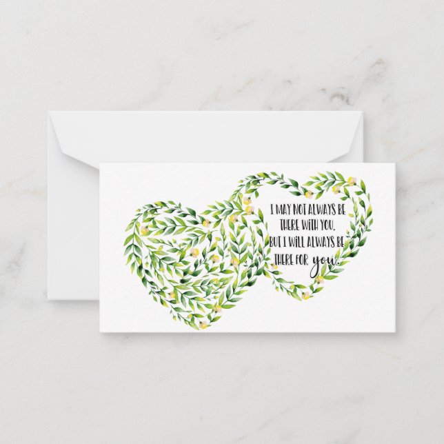 Minnessymtomatisk memorialgelfloridkort anteckningskort (Framsida)