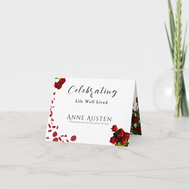 Minnestacka ditt kort - redigerbart (Framsida)