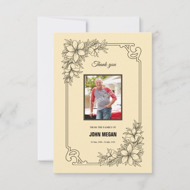 Minnestackkort Inbjudningar (Framsida)