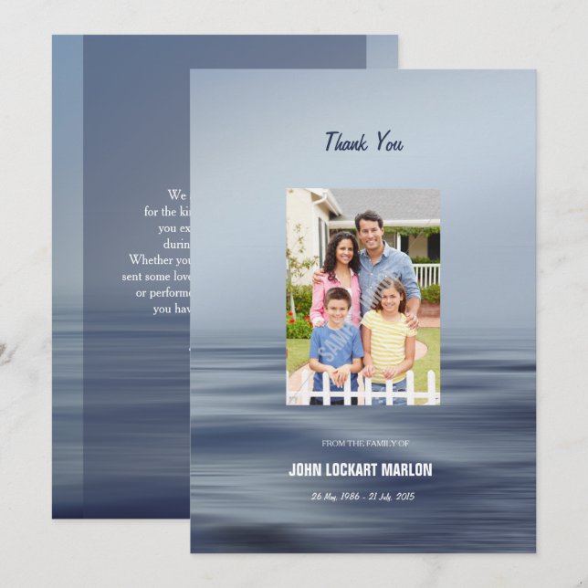 Minnestackkort Inbjudningar (Fram/baksida)