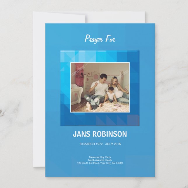 Minnestackkort Tack Kort (Framsida)