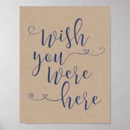 Minnestavla - önskar du vore här (v4) poster