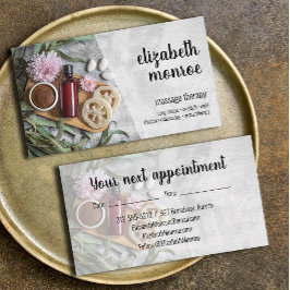 Minnesterbehandlings-avtalskort Tidsbeställning Kort