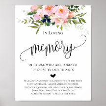 Minnesvägg för Bröllop med Blommor