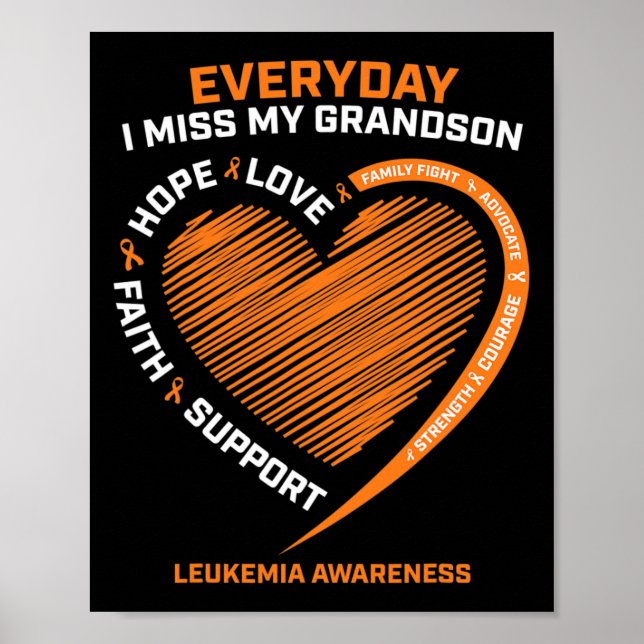 Minnesvärt Kärleksfull Minne Av Min Sonson Leukemi Poster (Framsidan)