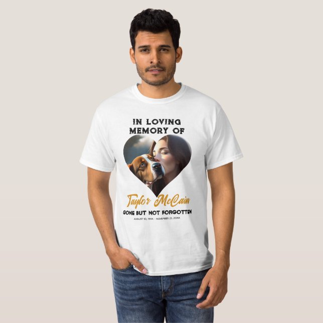 Minnet är: Anpassningsbarnas fotominnesanteckning T Shirt (Hel framsida)