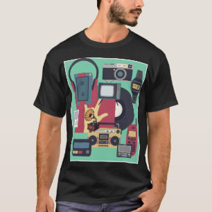 "Minnet av Bra Gamla dagar" Vintagen Nostalgia T Shirt