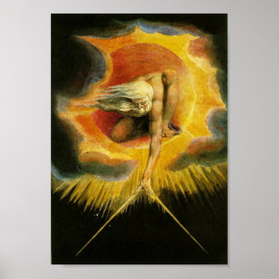 Minnet av dagar målar William Blake Poster