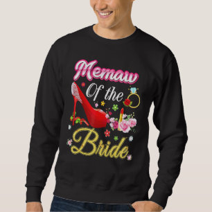 Minnet av den blommande Rosan Lycklig Bröllop Lång Ärmad Tröja