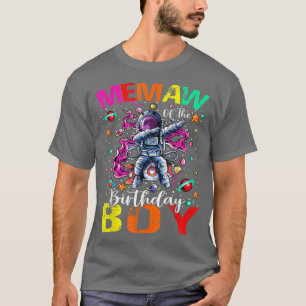 Minnet av födelsedagspojken Astronaut Boy Space de T Shirt