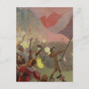 Minnet av nationalfestivalen 1895 vykort