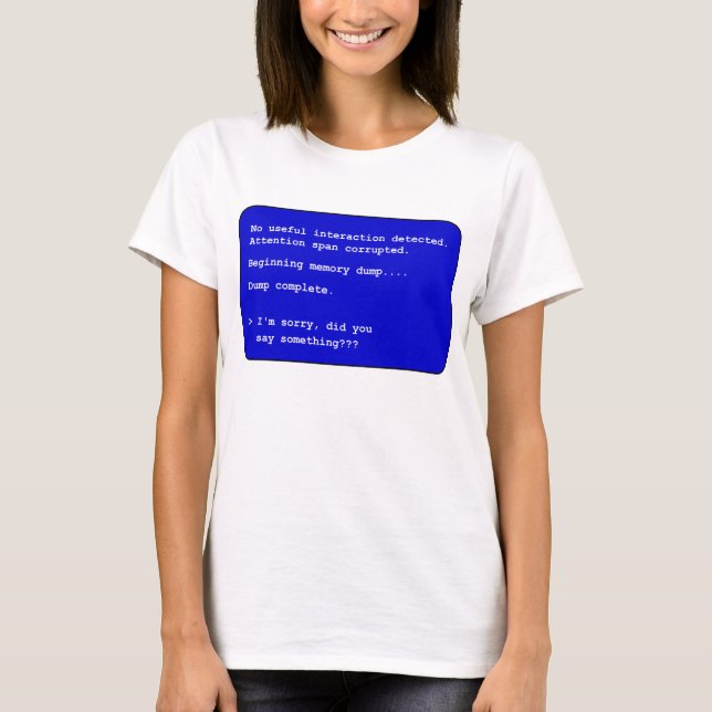 Minnet dumpar - kvinnor t-shirt (Framsida)