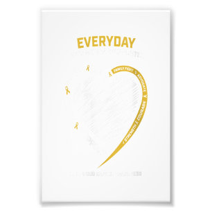 Minnet från min barndomsdotter Womens Guld Fototryck