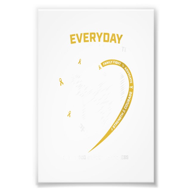 Minnet från min barndomsdotter Womens Guld Fototryck (Framsidan)