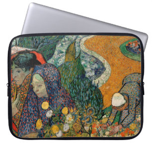 Minnet i Garden vid Etten av Vincent Van Gogh Laptop Sleeve